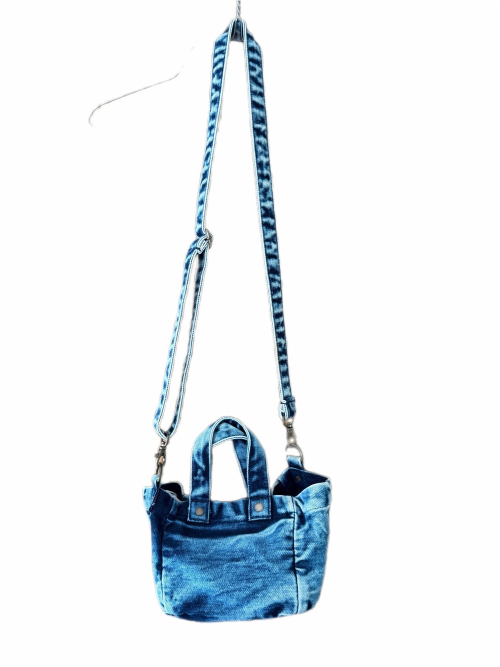 Free People Mini Denim Tote - Picture 8 of 16